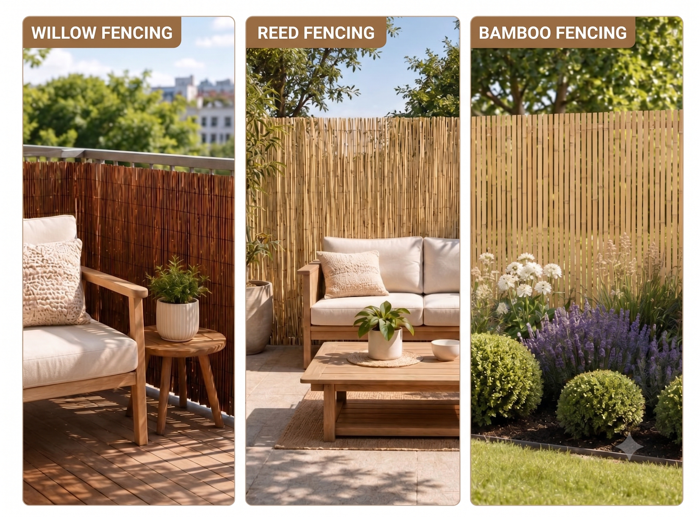 Willow vs Reed vs Bamboo Fencing: Which Natural Material Fits Your Project?